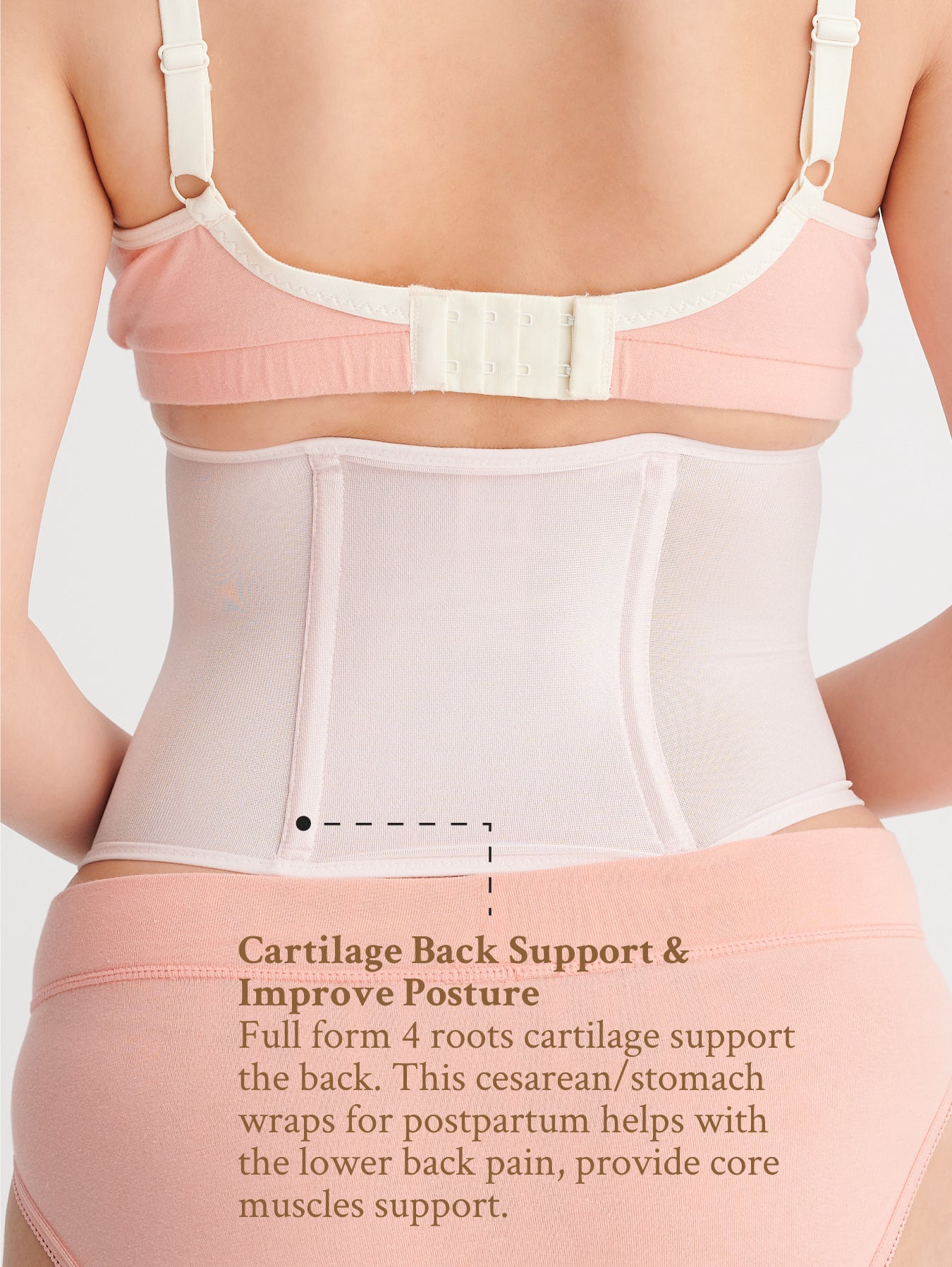 Cesarean Postpartum Belly Binder (Step 1)