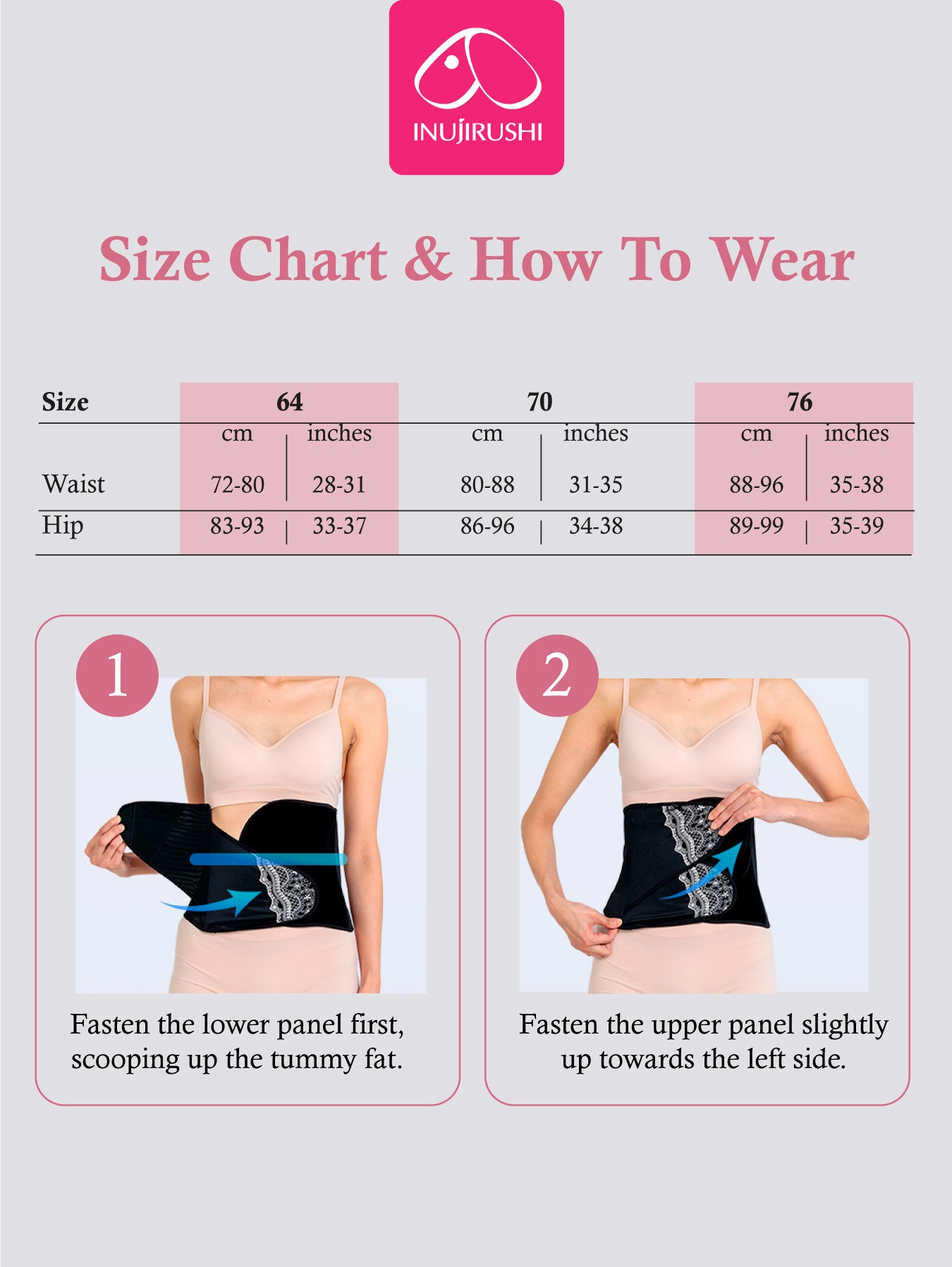 Cesarean Postpartum Belly Binder (Step 1)
