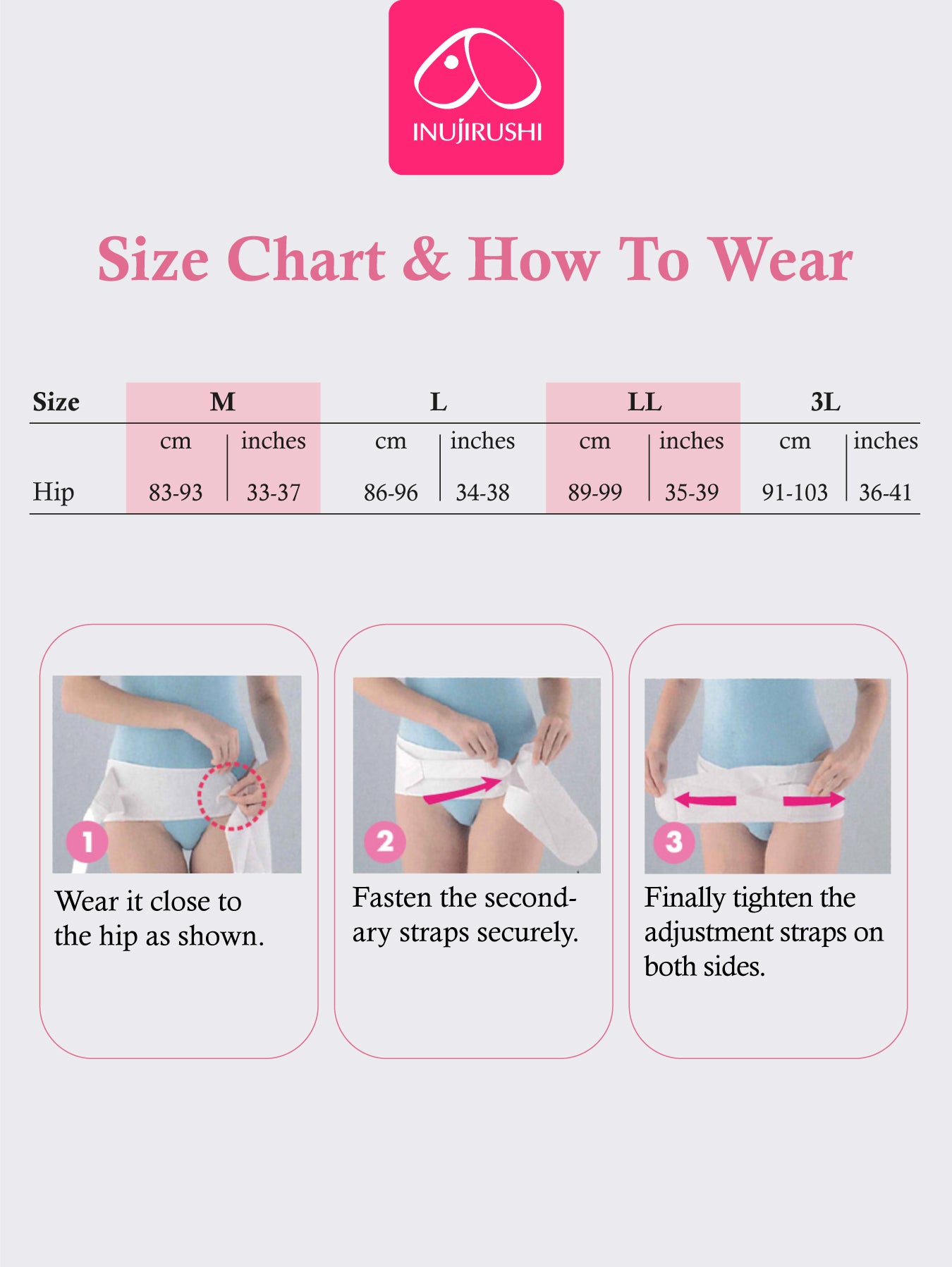 Day Use Comfortable Abdominal & Pelvic Belt Set (Step 2)