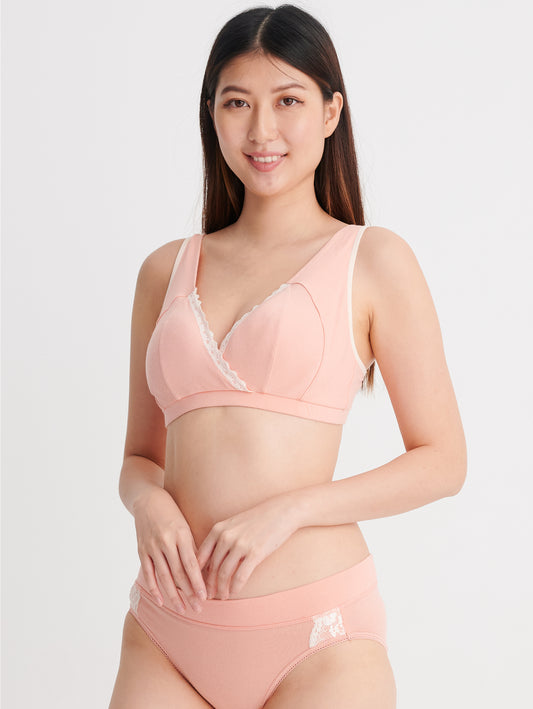 Crisscross Lace Nursing Sport Bra