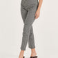 Checkered Support Outer Tightening Cross Belt Pelvis Pants